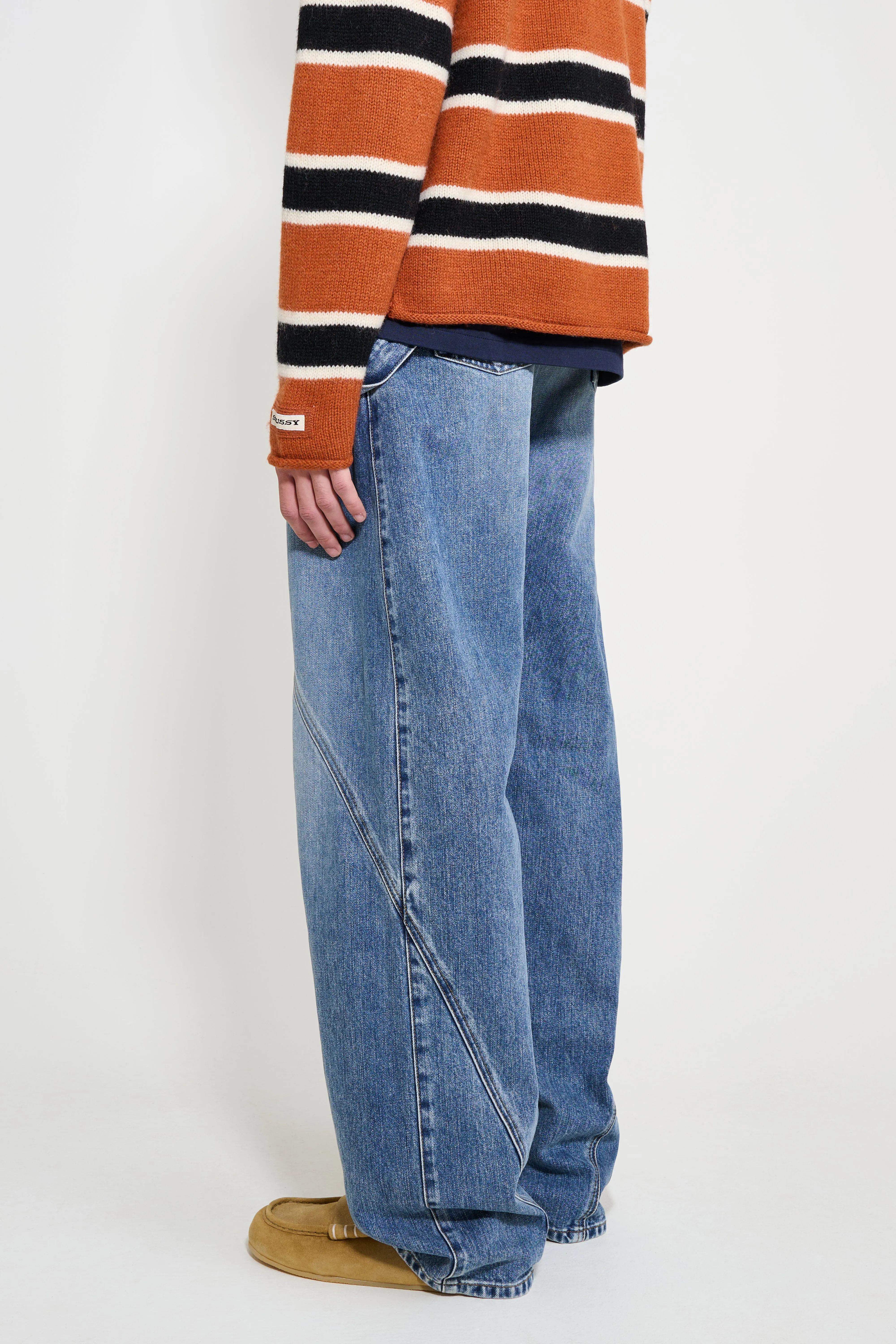 JW Anderson Twisted Workwear Jeans Mid Blue sold by Tres Bien product image thumbnail 2