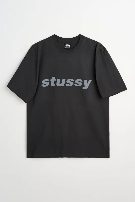 Stüssy Shark Pigment Dyed Tee Faded Black made by Stussy