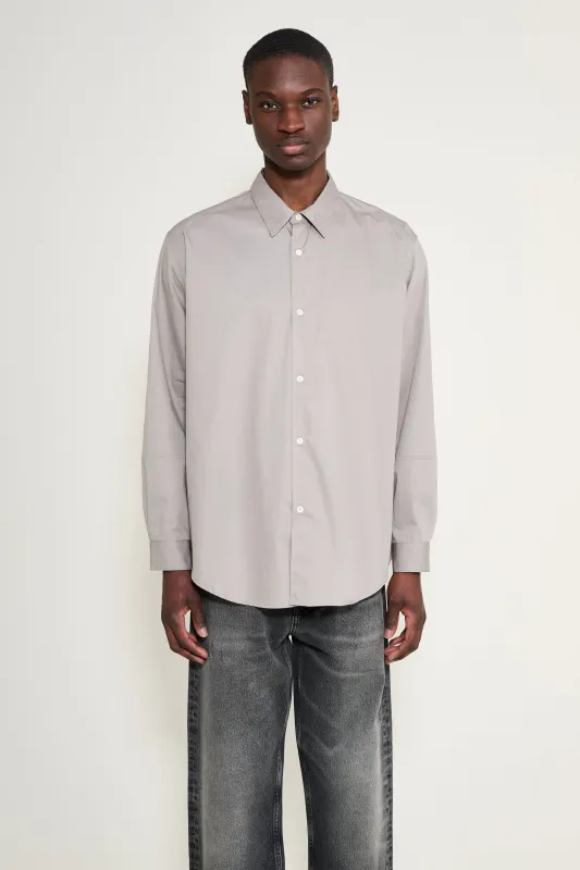 Lady White Co. Lynn Poplin L/S Shirt True Grey made by Lady White Co.