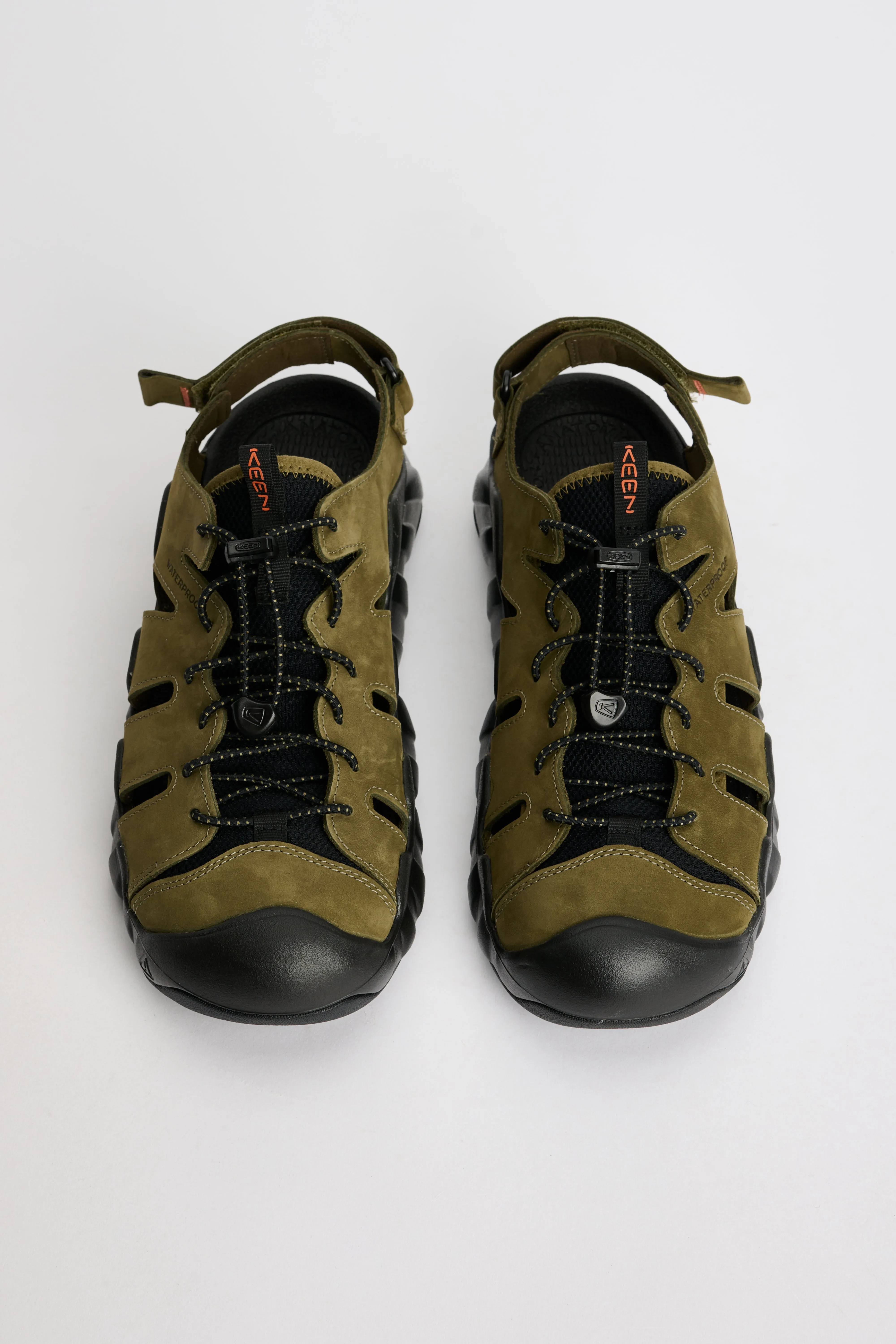 KEEN Hyperport Fisherman Leather Sandal Dark Olive / Black sold by Tres Bien product image thumbnail 3