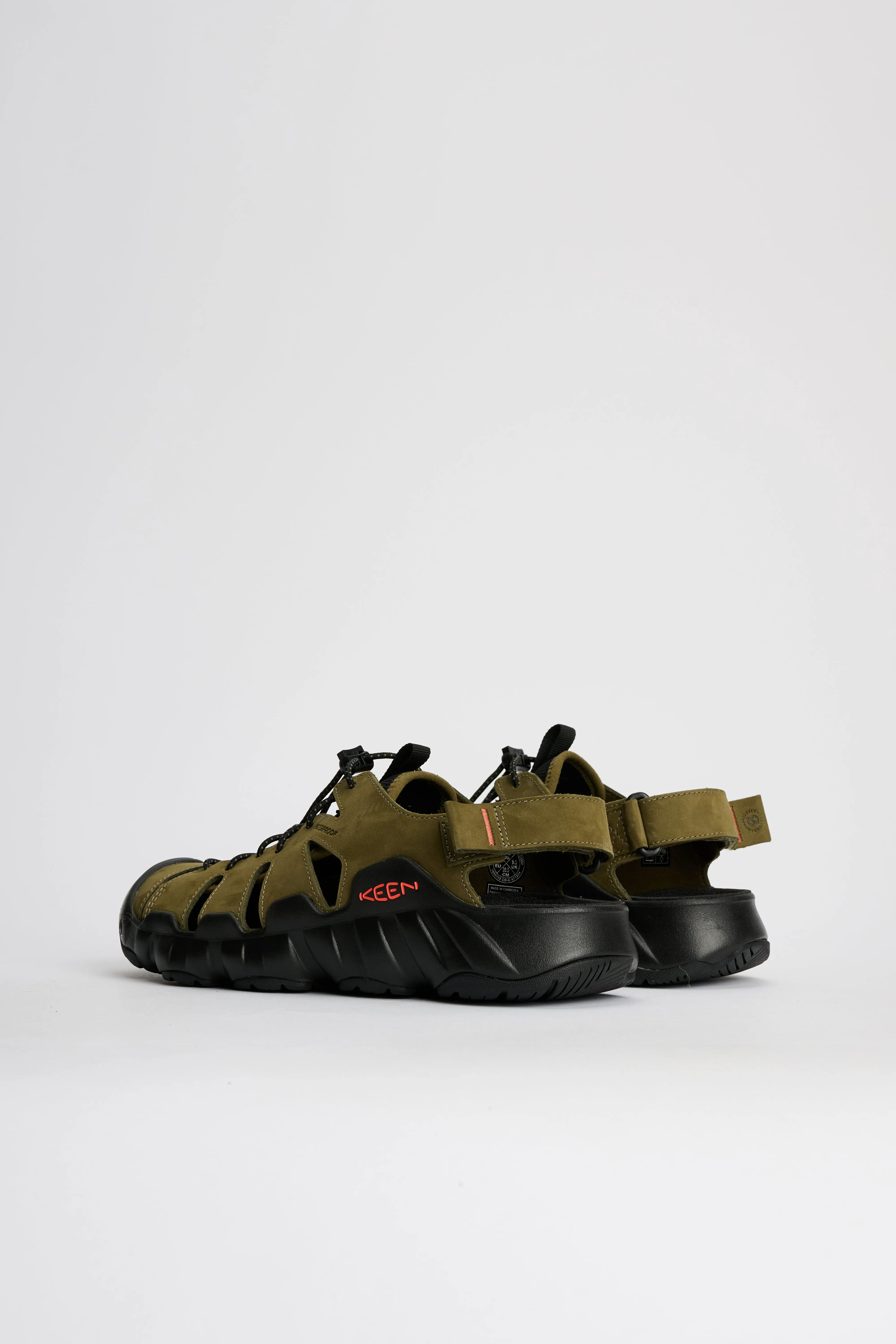 KEEN Hyperport Fisherman Leather Sandal Dark Olive / Black sold by Tres Bien product image thumbnail 4