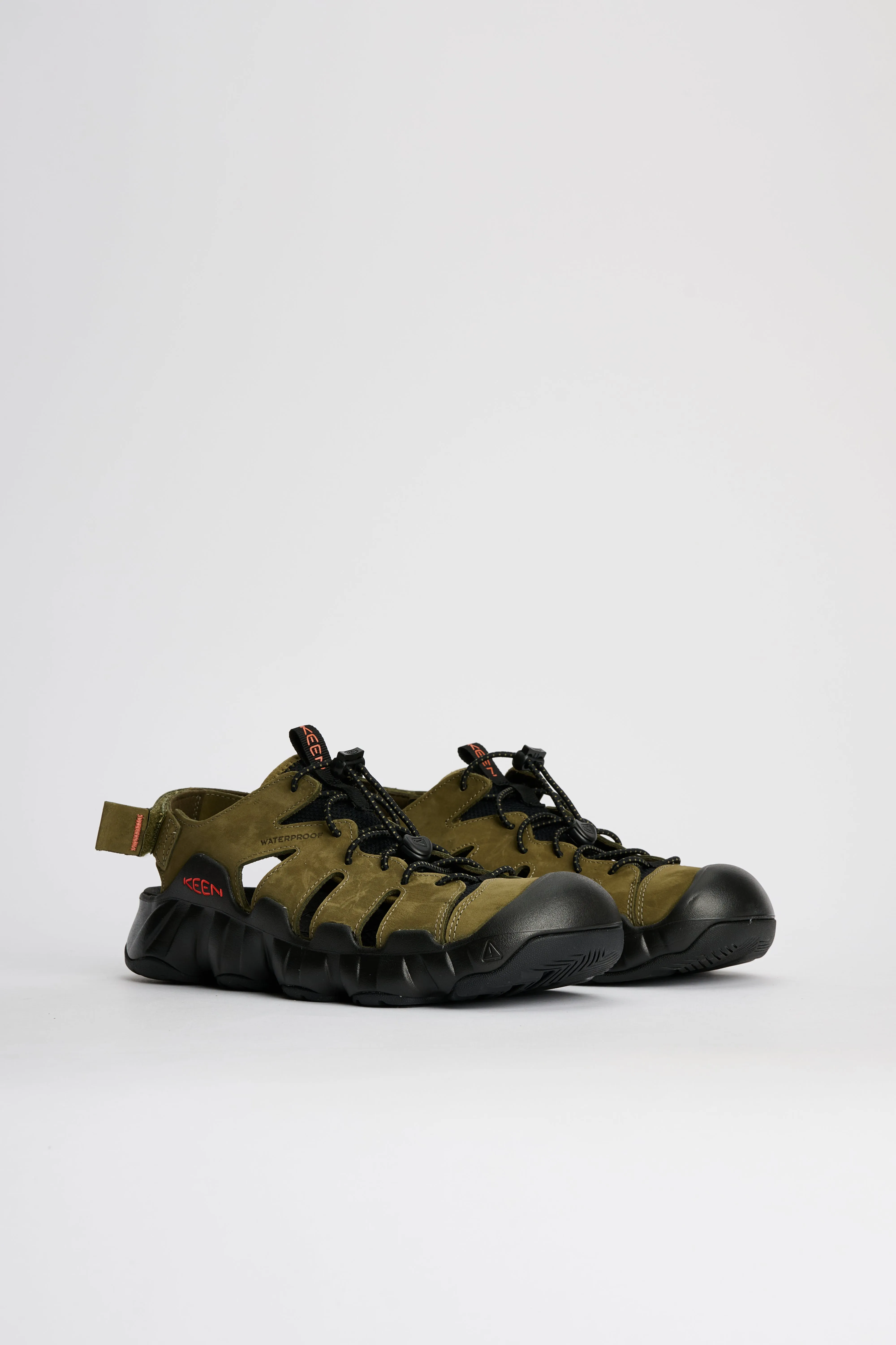 KEEN Hyperport Fisherman Leather Sandal Dark Olive / Black sold by Tres Bien product image thumbnail 5