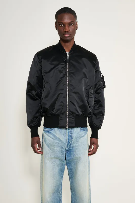 Alpha Industries MA-1 Base Flight Jacket Black made by Alpha Industries