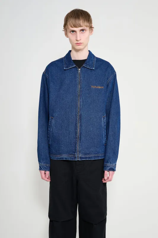 No Problemo Nayoko Heavyweight Denim Jacket Blue made by No Problemo