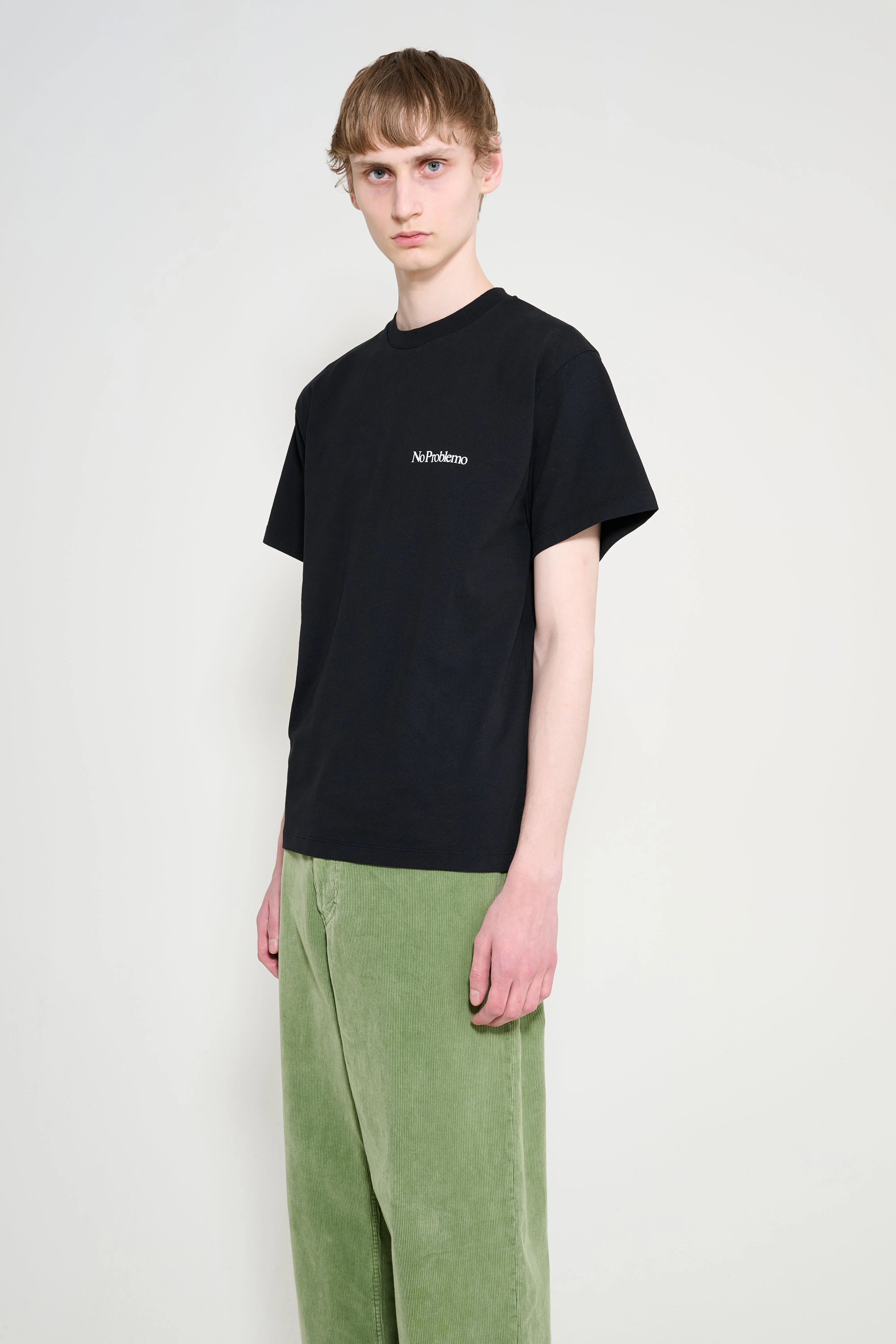 No Problemo Smile Away Short Sleeve Tee Black sold by Tres Bien product image thumbnail 2