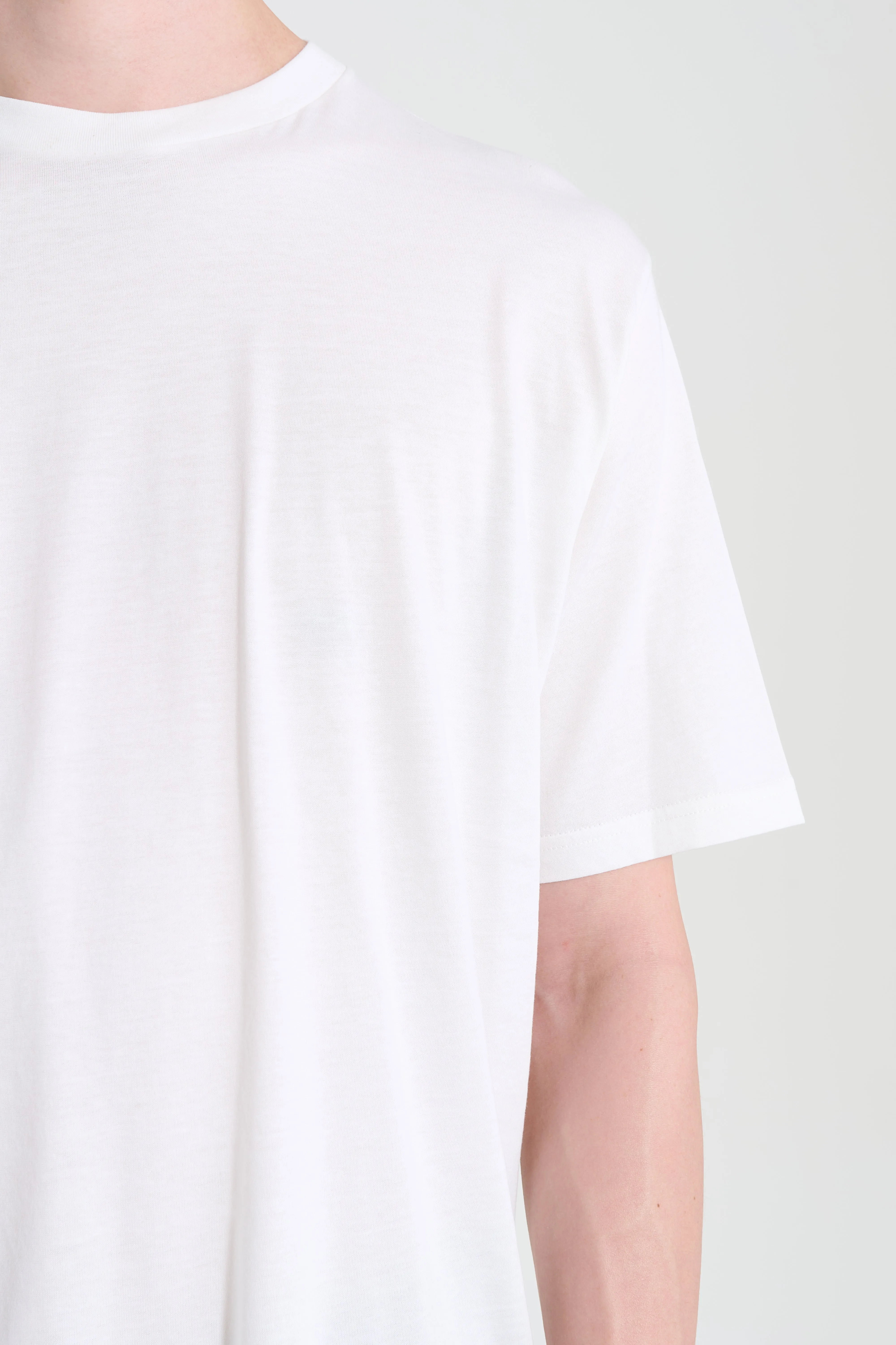 ssstein Suvin Cotton Basic Tee Off White sold by Tres Bien product image thumbnail 4