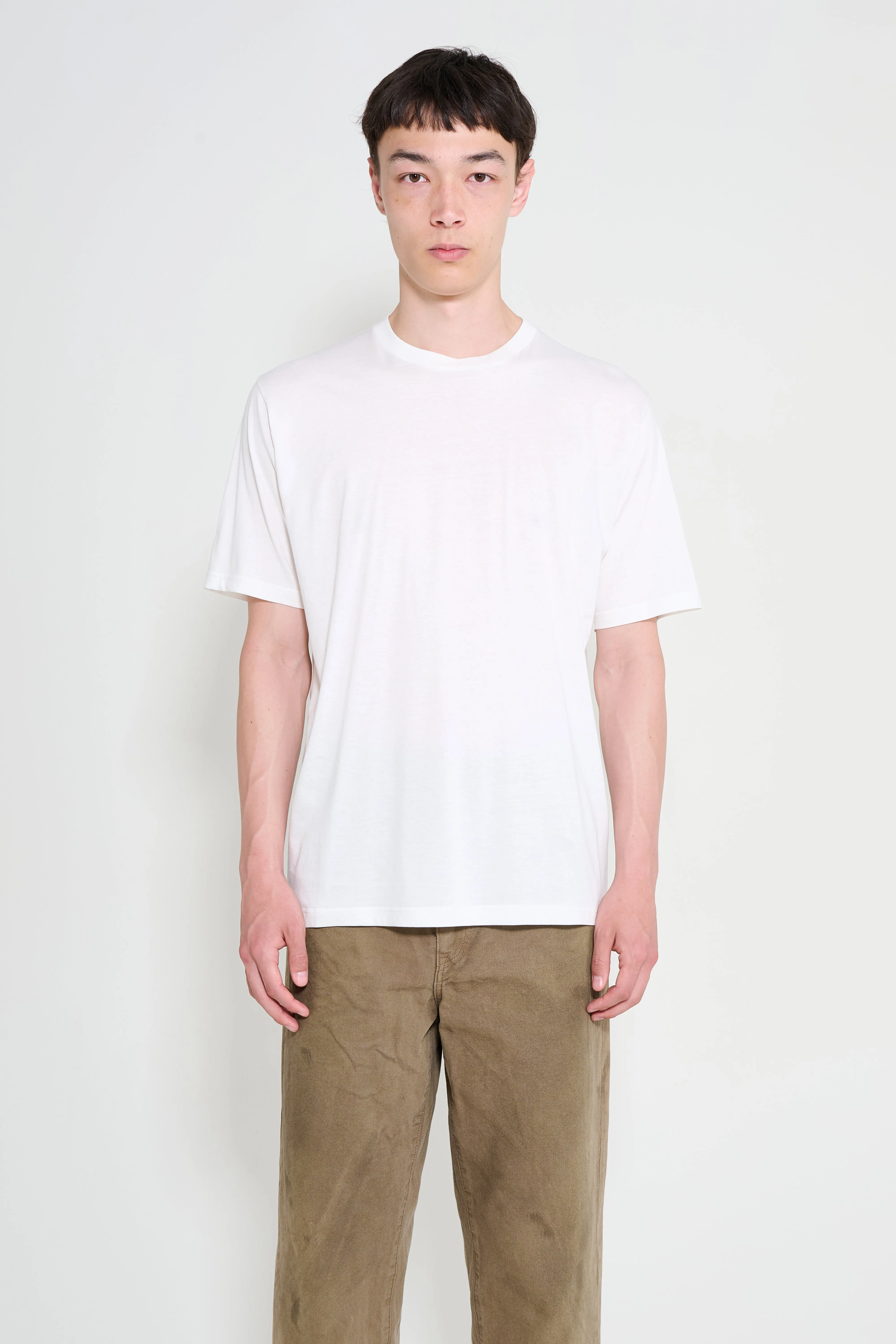 ssstein Suvin Cotton Basic Tee Off White sold by Tres Bien