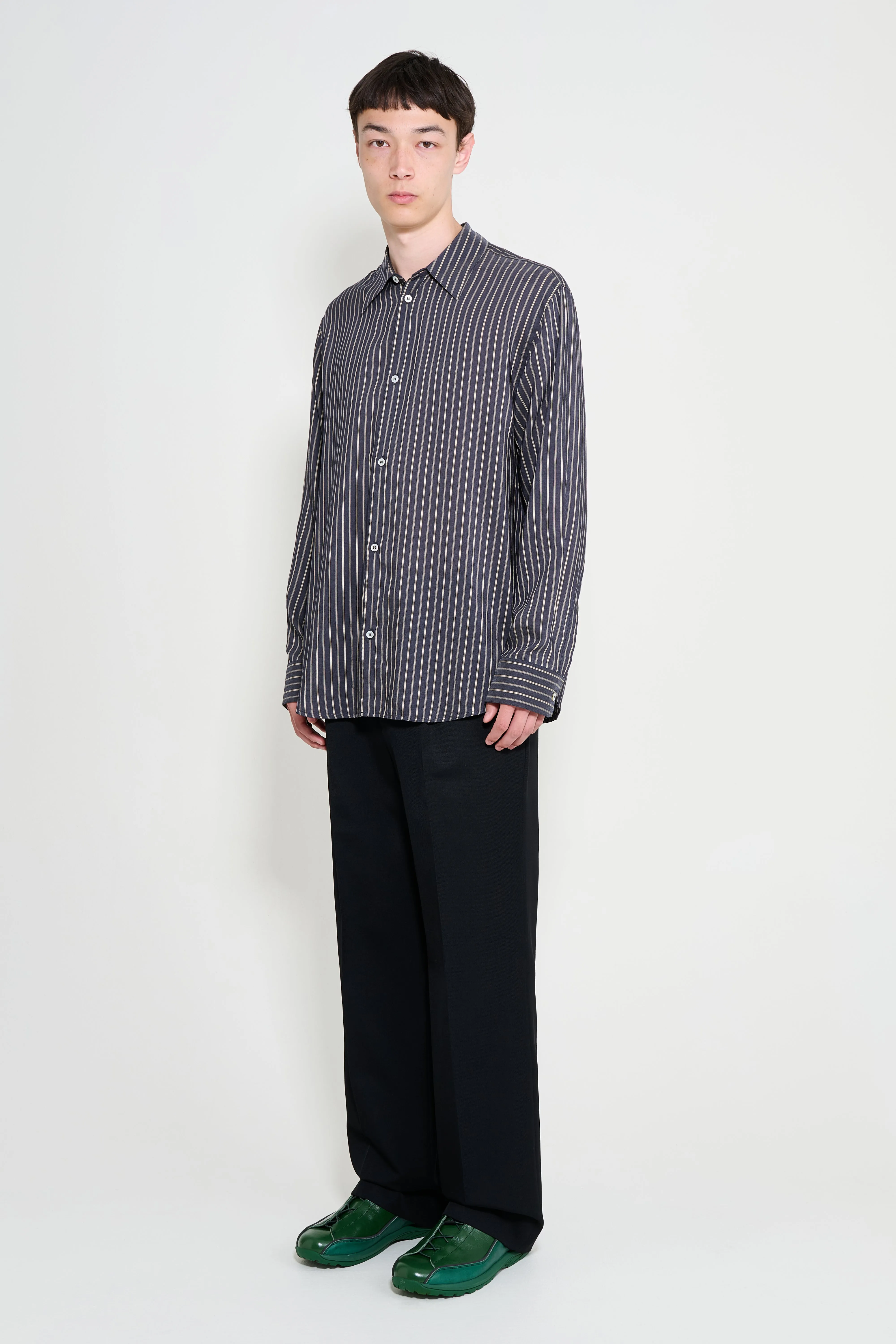 ssstein Wool Kersey Straight Trousers Black sold by Tres Bien product image thumbnail 5