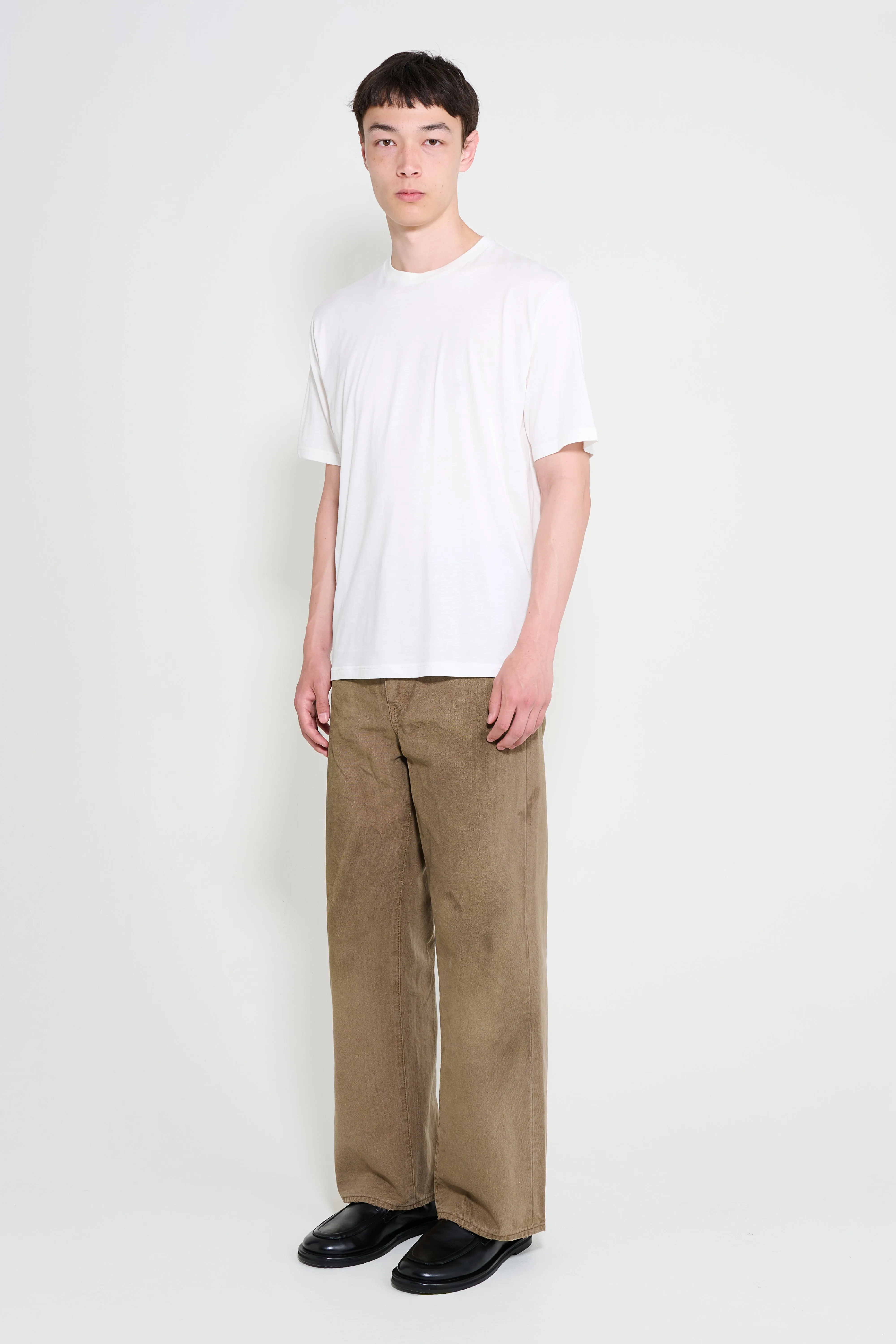 ssstein Sulfur Dyed Oxford Vintage Wide Pants Khaki Beige sold by Tres Bien product image thumbnail 5