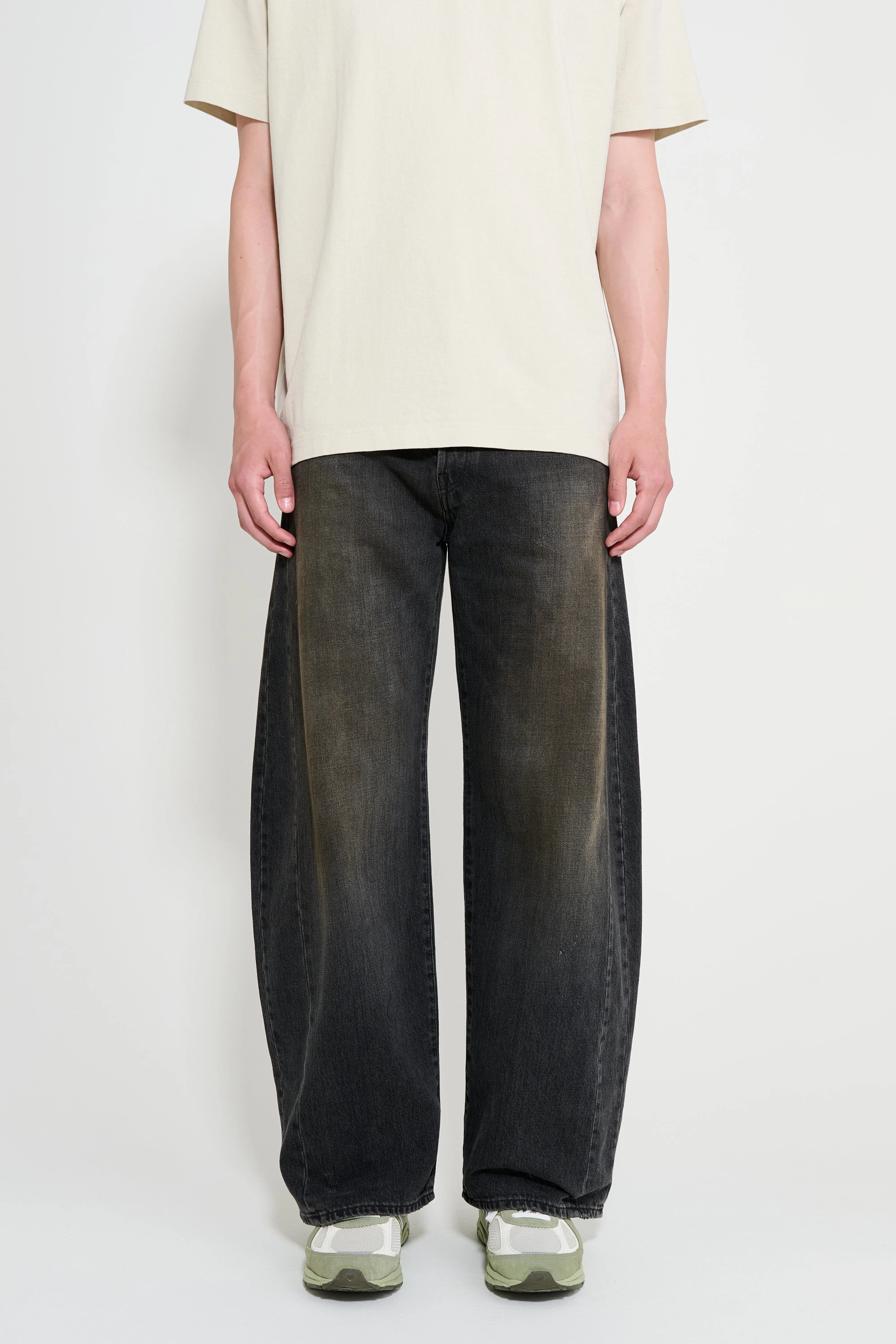 ssstein Deformation Wide Denim Jeans Black sold by Tres Bien