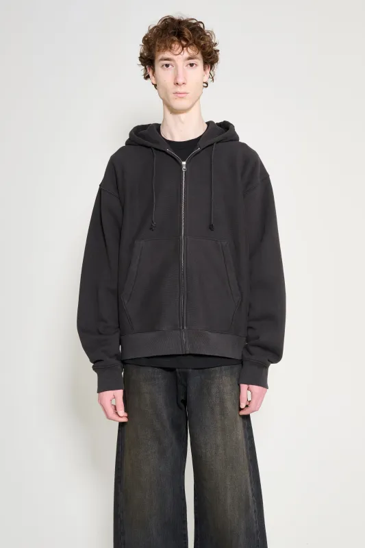 Stüssy Cursive Applique Zip Hood Black made by Stussy