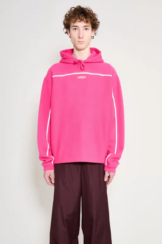Stüssy Oval Pullover Hood Pink made by Stussy