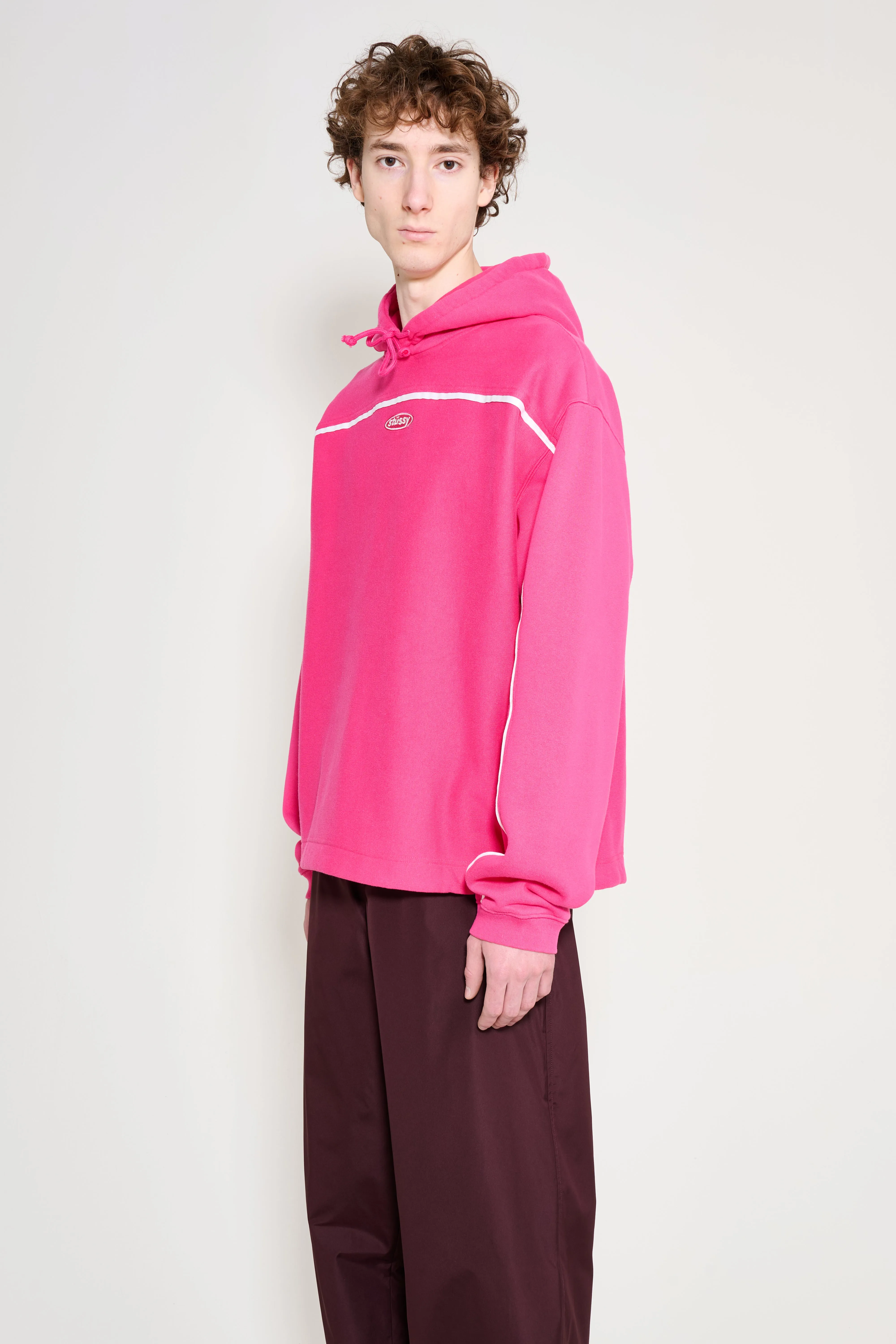 Stüssy Oval Pullover Hood Pink sold by Tres Bien product image thumbnail 2