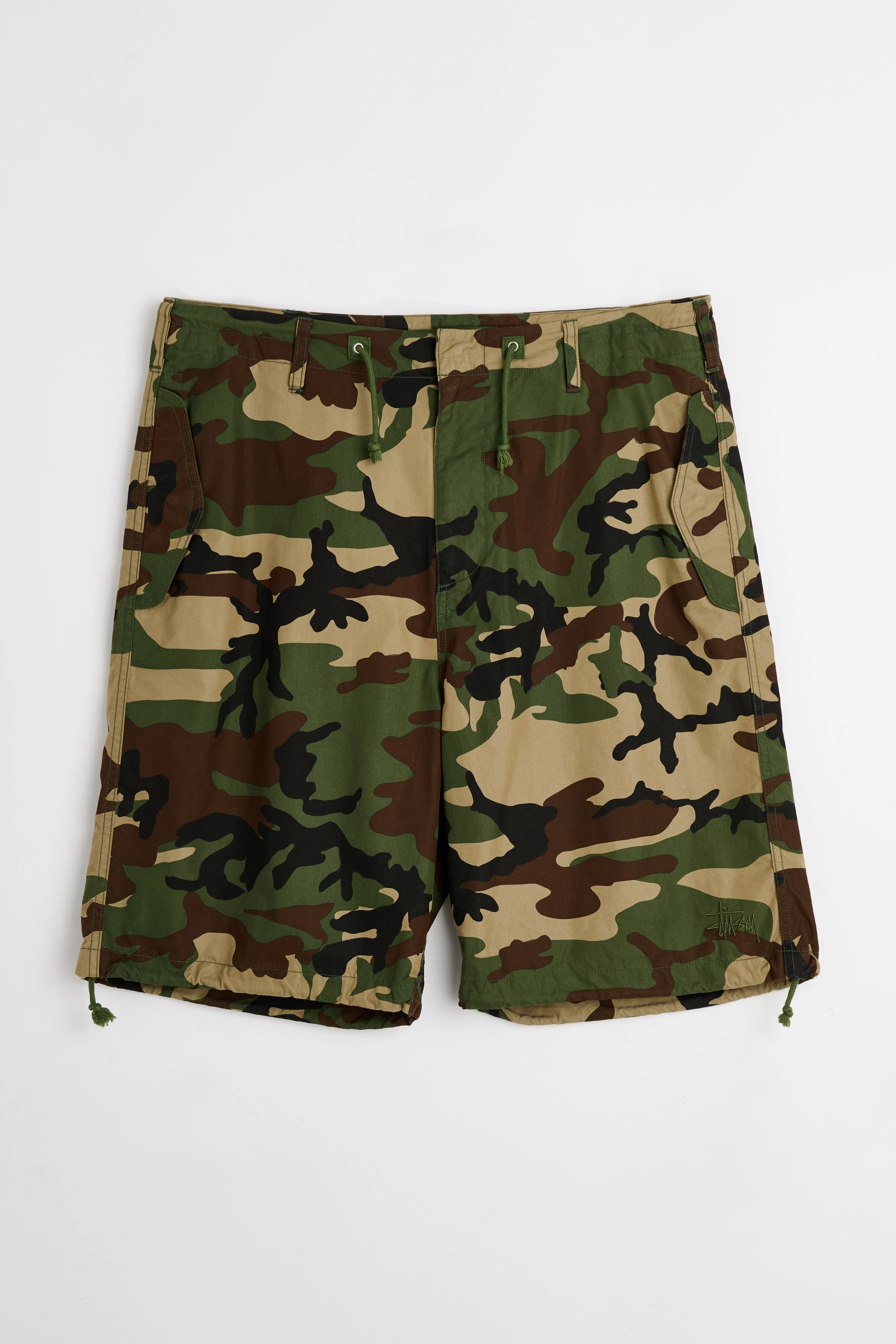 Stüssy Surplus Short Woodland Camo sold by Tres Bien
