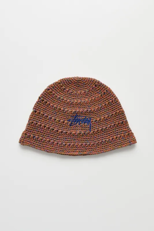 Stüssy Bucket Hemp Stock Multi Brown made by Stussy