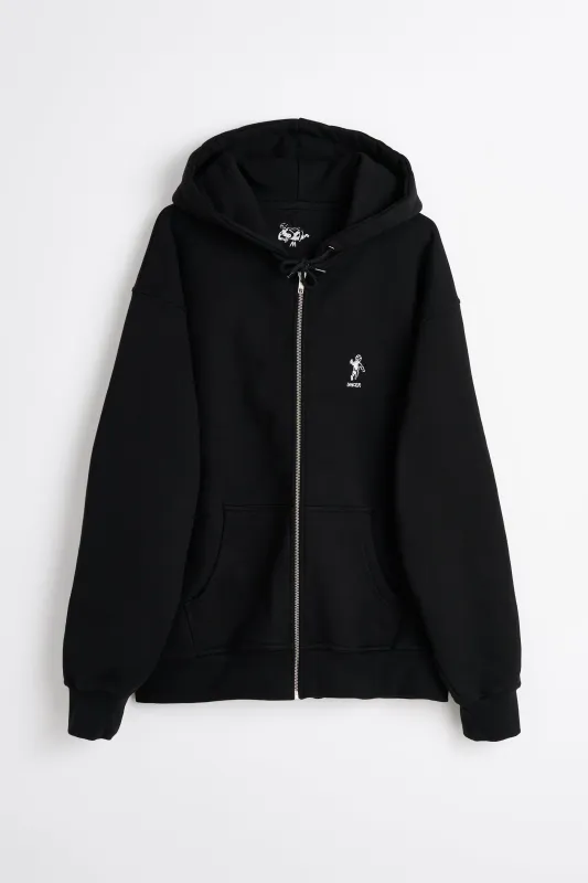 Dancer OG Logo Zip Hood Black made by Tres Bien