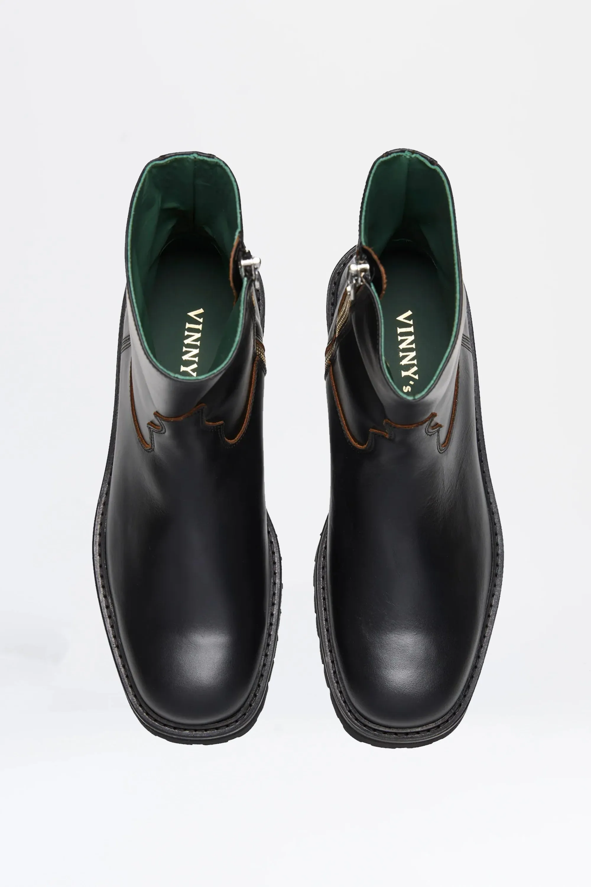 VINNY’s Moto Boot Black Nappa sold by Tres Bien product image thumbnail 5