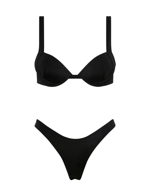 SARA - EBONY BLACK sold by triangl swimwear