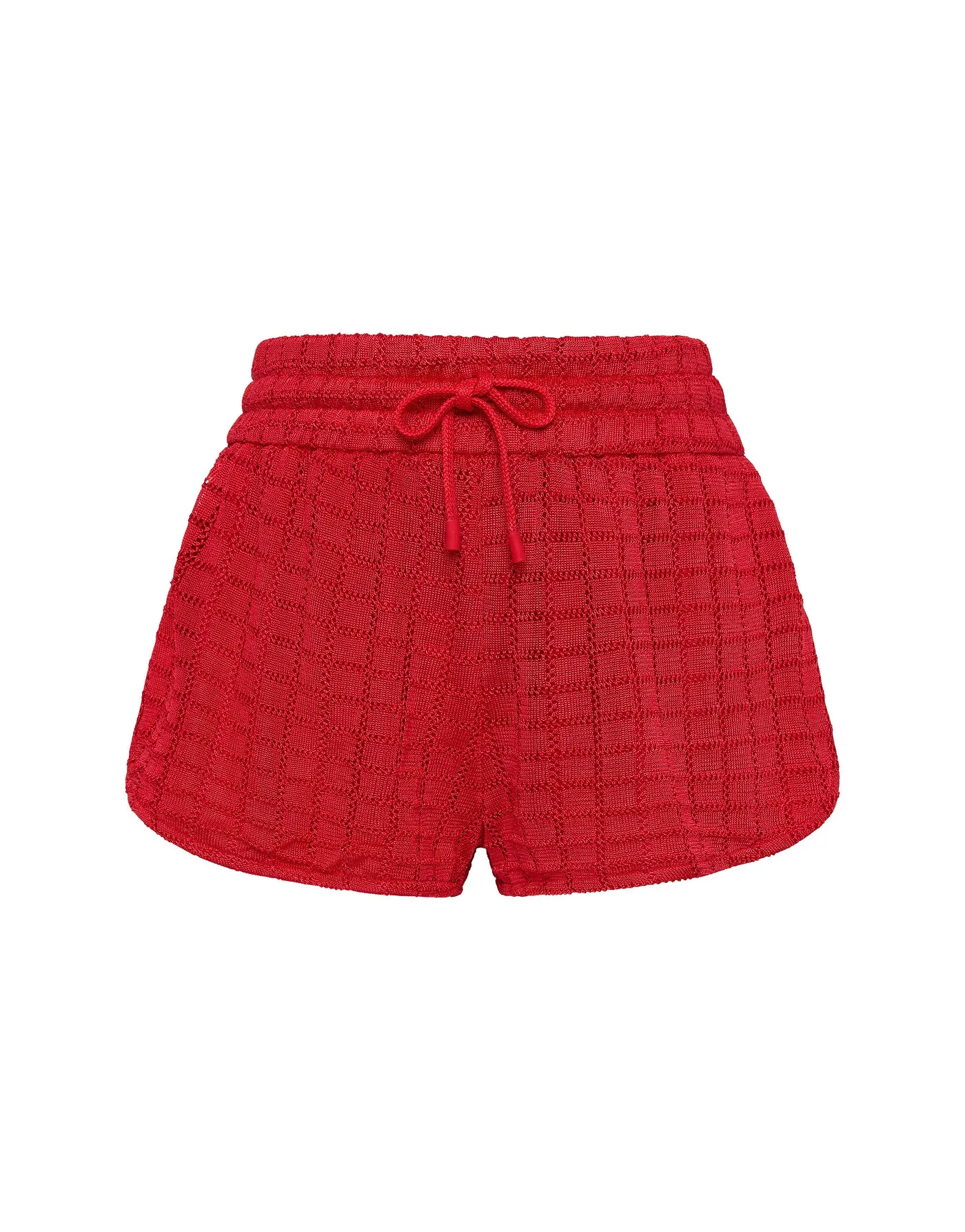 CARA - PASHA Red Crochet Short sold by triangl swimwear