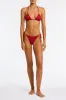 VINCA - PASHA Red Crochet Triangle Bikini Set sold by triangl swimwear