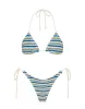 VINCA - GRACI Terry Towelling Triangle Bikini Set sold by triangl swimwear