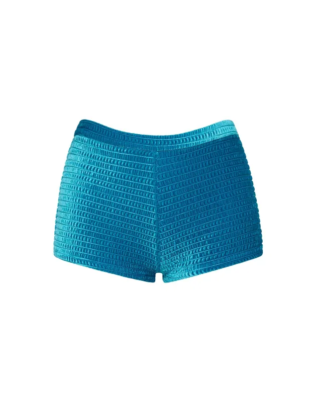 CELESTE - MAURA Blue Velvet Short sold by triangl swimwear