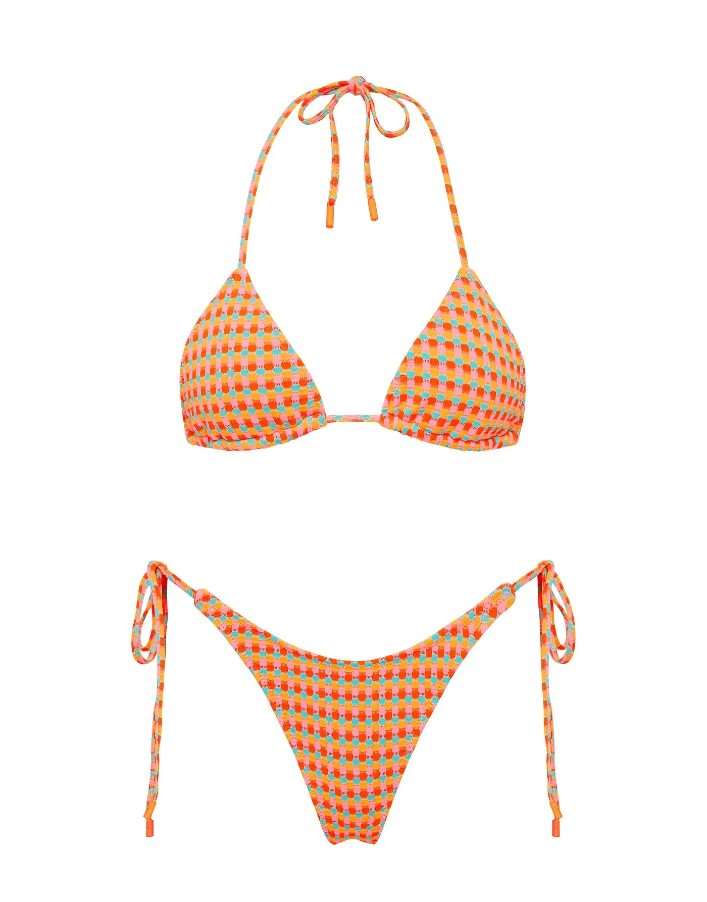 VINCA - GARA Textured Triangle Bikini Set sold by triangl swimwear
