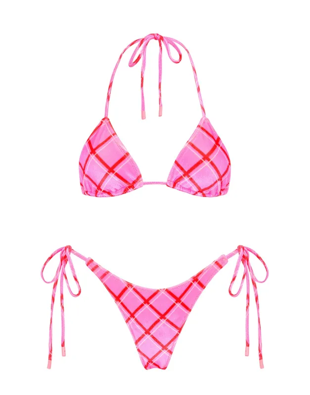 VINCA - HALA Velvet Triangle Bikini Set sold by triangl swimwear
