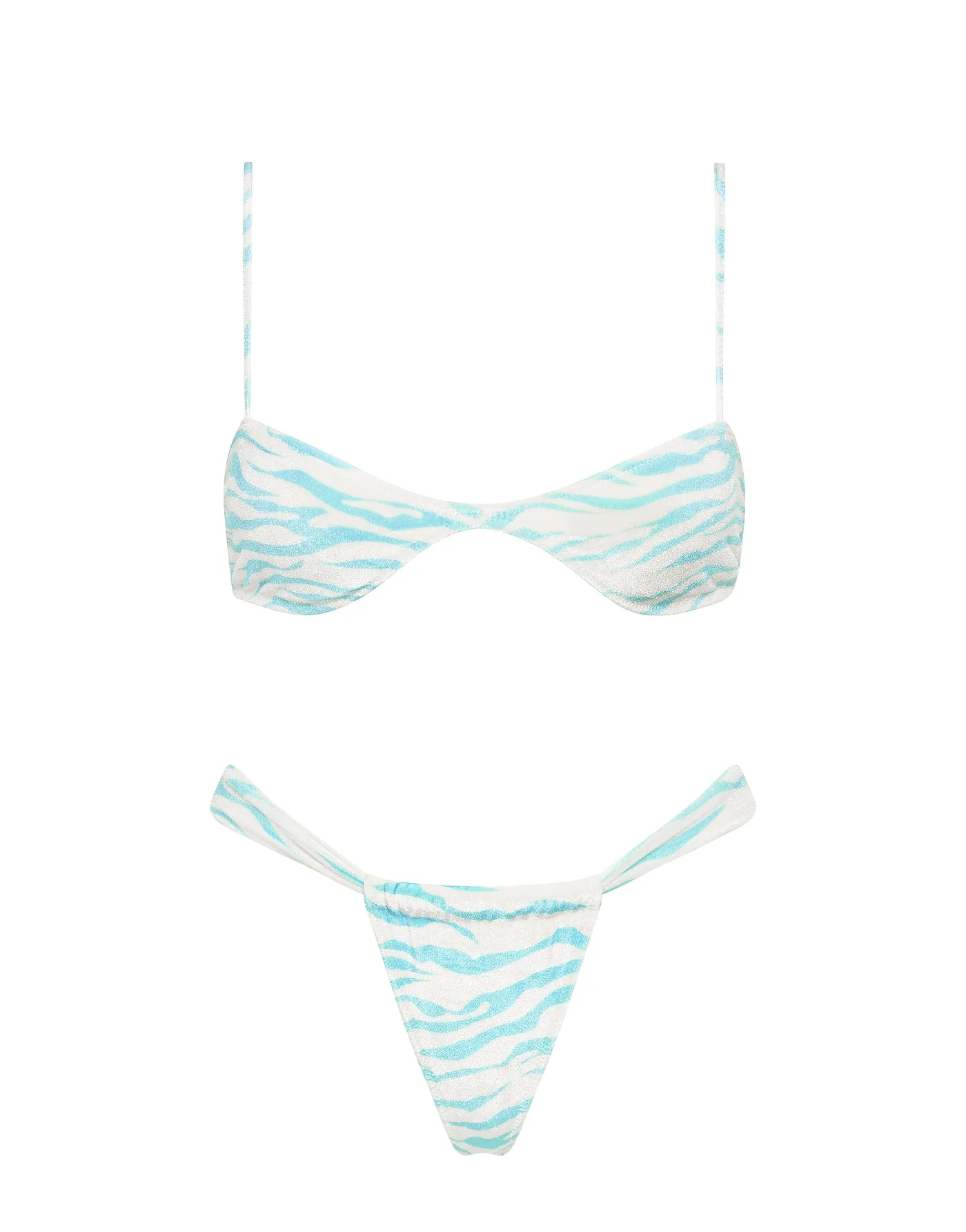 STELL - PEZZ Velvet Scoop Crop Bikini Set sold by triangl swimwear