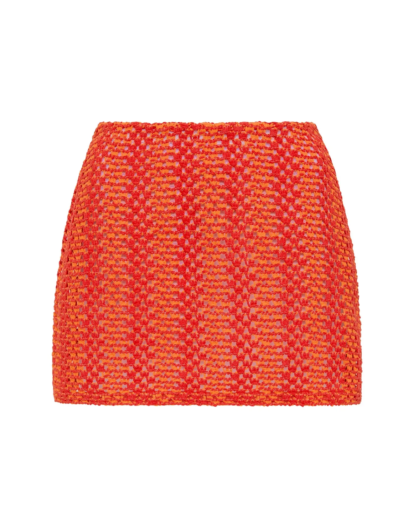 KASI - ARAD Red Crochet Skirt sold by triangl swimwear