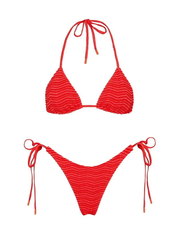 VINCA - MATO Red Triangle Bikini Set sold by triangl swimwear