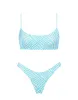 MICA - EYLA Blue Crop Bikini Set sold by triangl swimwear