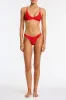 MAIA - MATO Red Terry Towelling Scoop Bikini Set sold by triangl swimwear