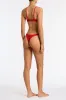 MAIA - MATO Red Terry Towelling Scoop Bikini Set sold by triangl swimwear