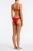 MAIA - MATO Red Terry Towelling Scoop Bikini Set sold by triangl swimwear