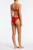 MAIA - MATO Red Terry Towelling Scoop Bikini Set sold by triangl swimwear