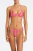 CORA - ALINA Pink Crochet Halter Bikini Set sold by triangl swimwear