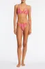 CORA - ALINA Pink Crochet Halter Bikini Set sold by triangl swimwear