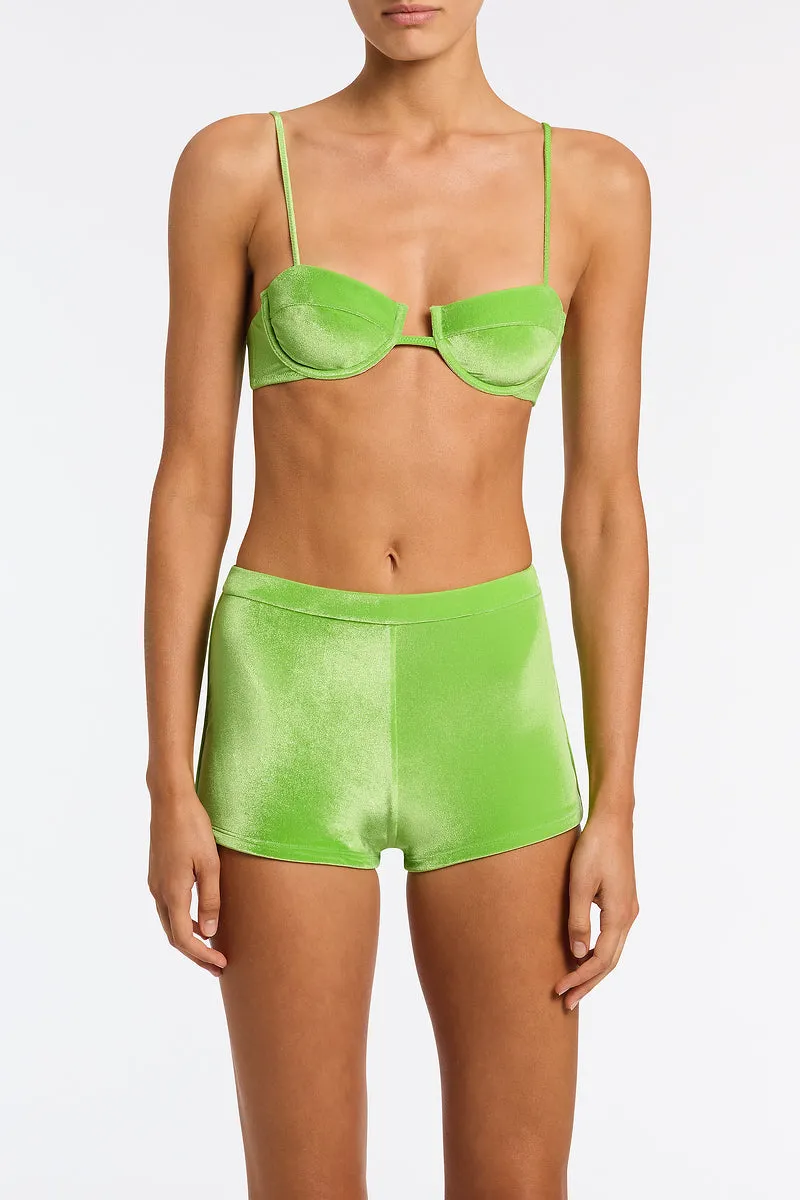 CELESTE - VYNE Green Velvet Short sold by triangl swimwear product image thumbnail 4