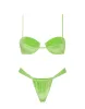 PALMA - VYNE Green Velvet Balconette Bikini Set sold by triangl swimwear