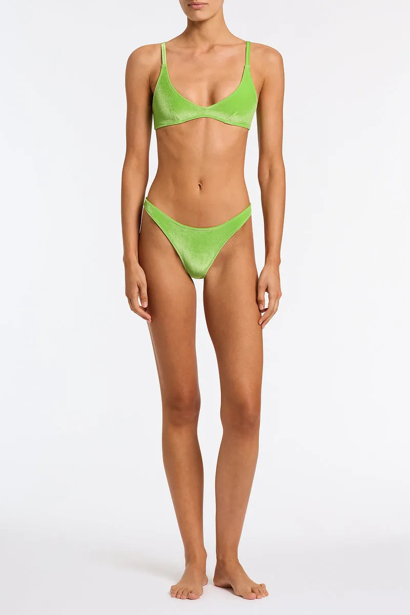 MAIA - VYNE Green Velvet Scoop Bikini Set sold by triangl swimwear product image thumbnail 2