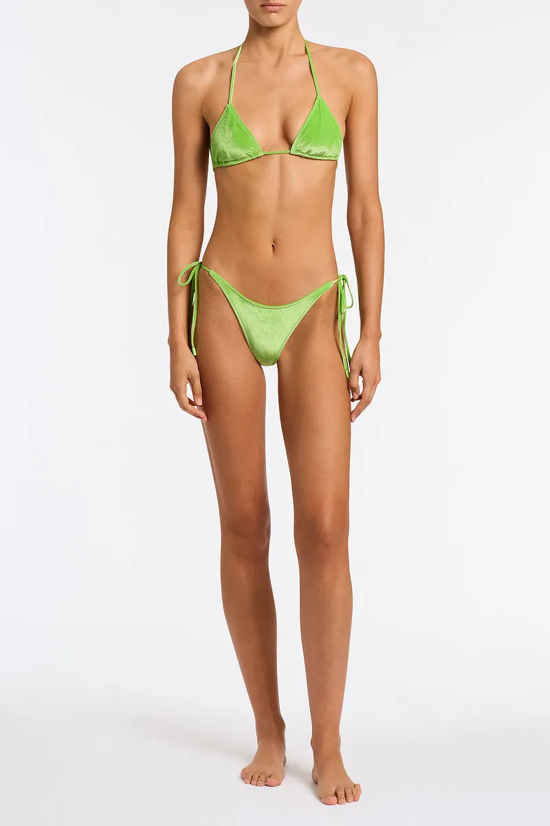 VINCA - VYNE Green Velvet Triangle Bikini Set sold by triangl swimwear product image thumbnail 2