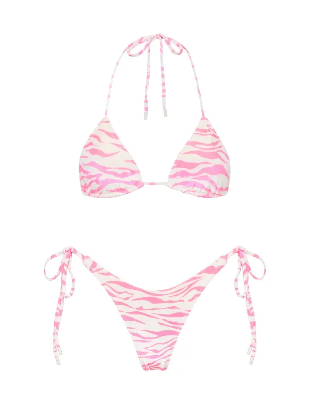 VINCA - PLAZ Velvet Triangle Bikini Set sold by triangl swimwear