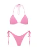 VINCA - CISTA Pink Sparkle Triangle Bikini Set sold by triangl swimwear