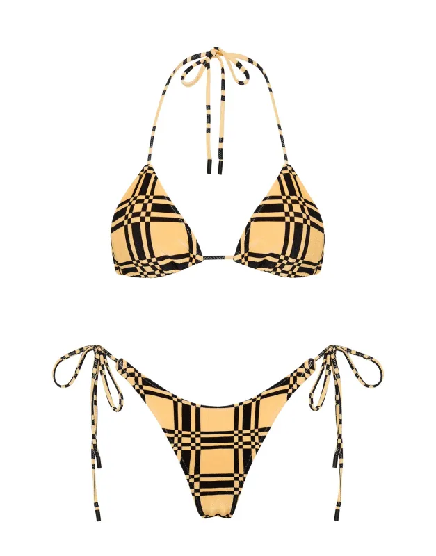 VINCA - MARONTI Velvet Triangle Bikini Set sold by triangl swimwear