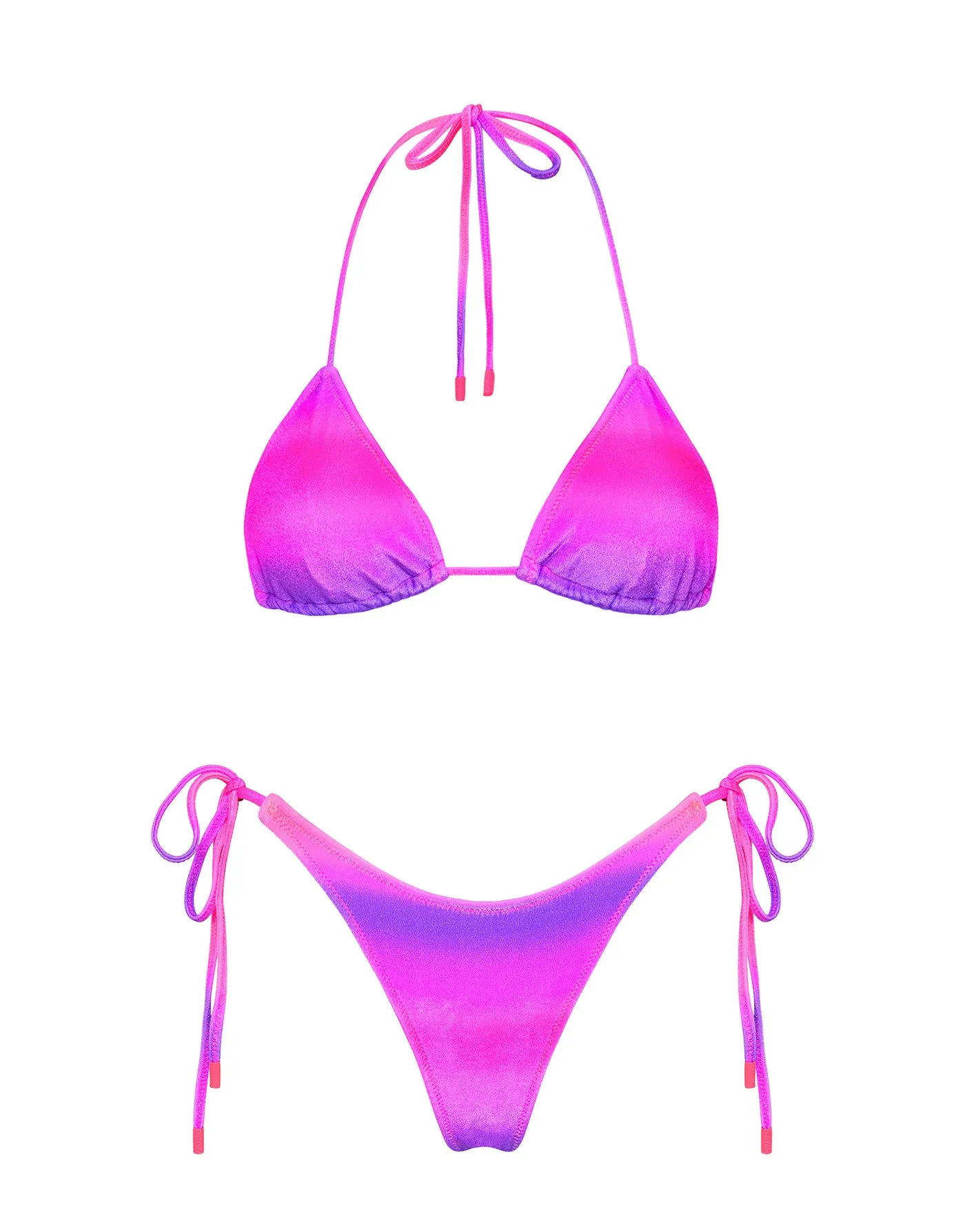 VINCA - CHARI Tie-Dye Triangle Bikini Set sold by triangl swimwear