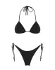 VINCA - EBONY BLACK Triangle Bikini Set sold by triangl swimwear