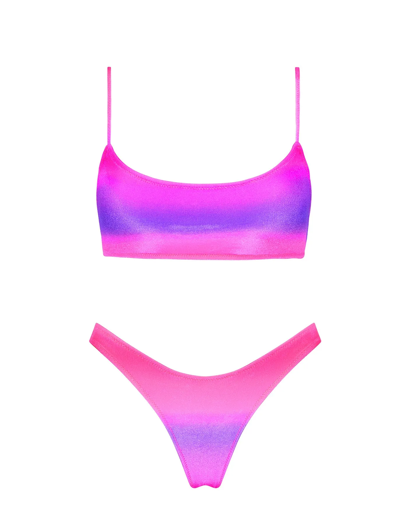 MICA - CHARI Tie-Dye Crop Bikini Set sold by triangl swimwear