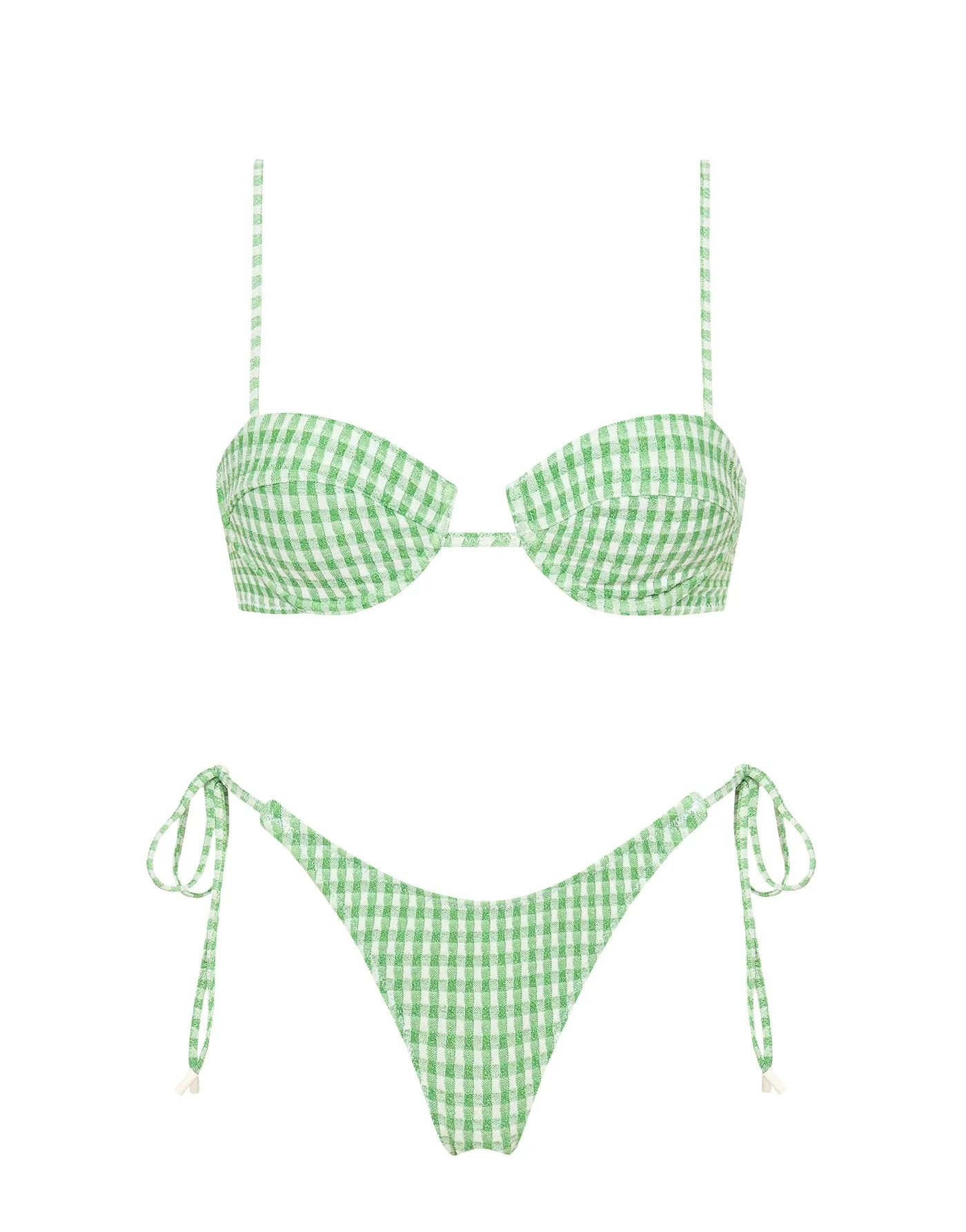 MALA - VORINA Check Balconette Bikini Set sold by triangl swimwear