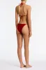 VINCA - LOPA Red Velvet Triangle Bikini Set sold by triangl swimwear